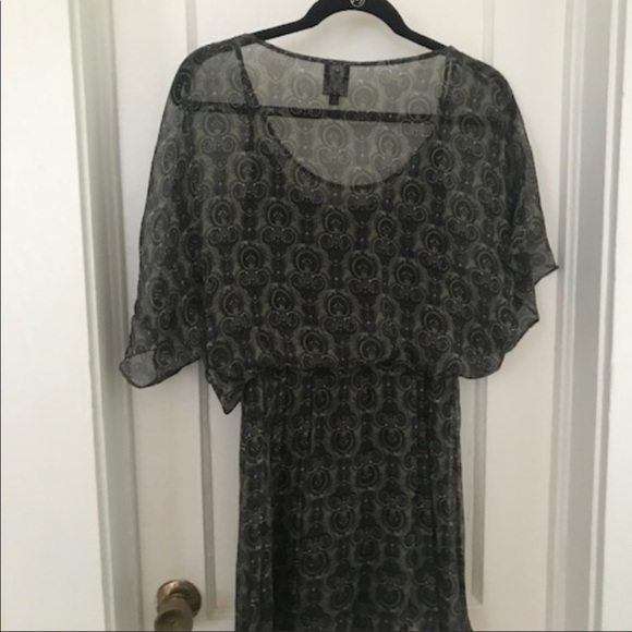 Ella Moss Dresses & Skirts - Ella Moss black paisley silk dress